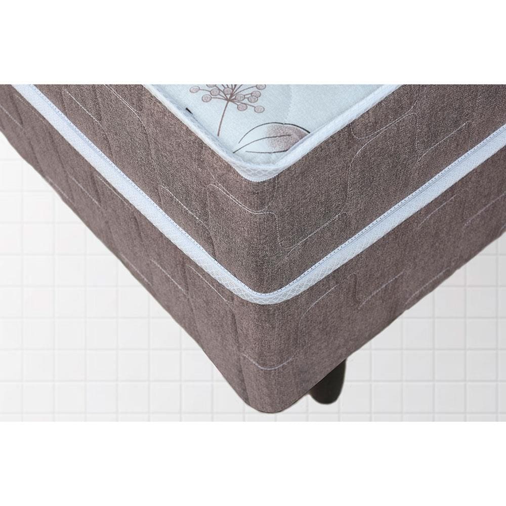 Cama Box Conjugada Casal New Florença com Molas Ensacadas 55x138x188cm - Ponta de Estoque 21