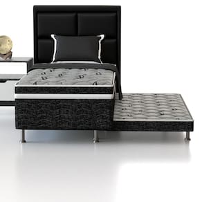 Cama Box Conjugada Solteiro Platinum com Cama Auxiliar 43x88x188cm - Ponta de Estoque 21