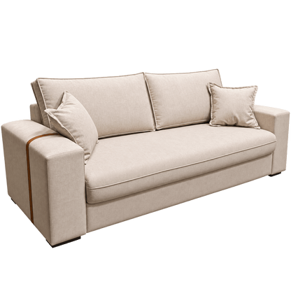Sofá Fixo Napoli 2m Linho Premium - P21 Outlet