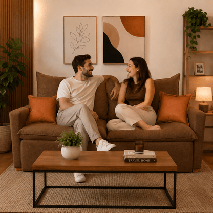 Sofá Retrátil e Reclinável Ferrara Veludo Premium Sem Caixa - P21 Outlet