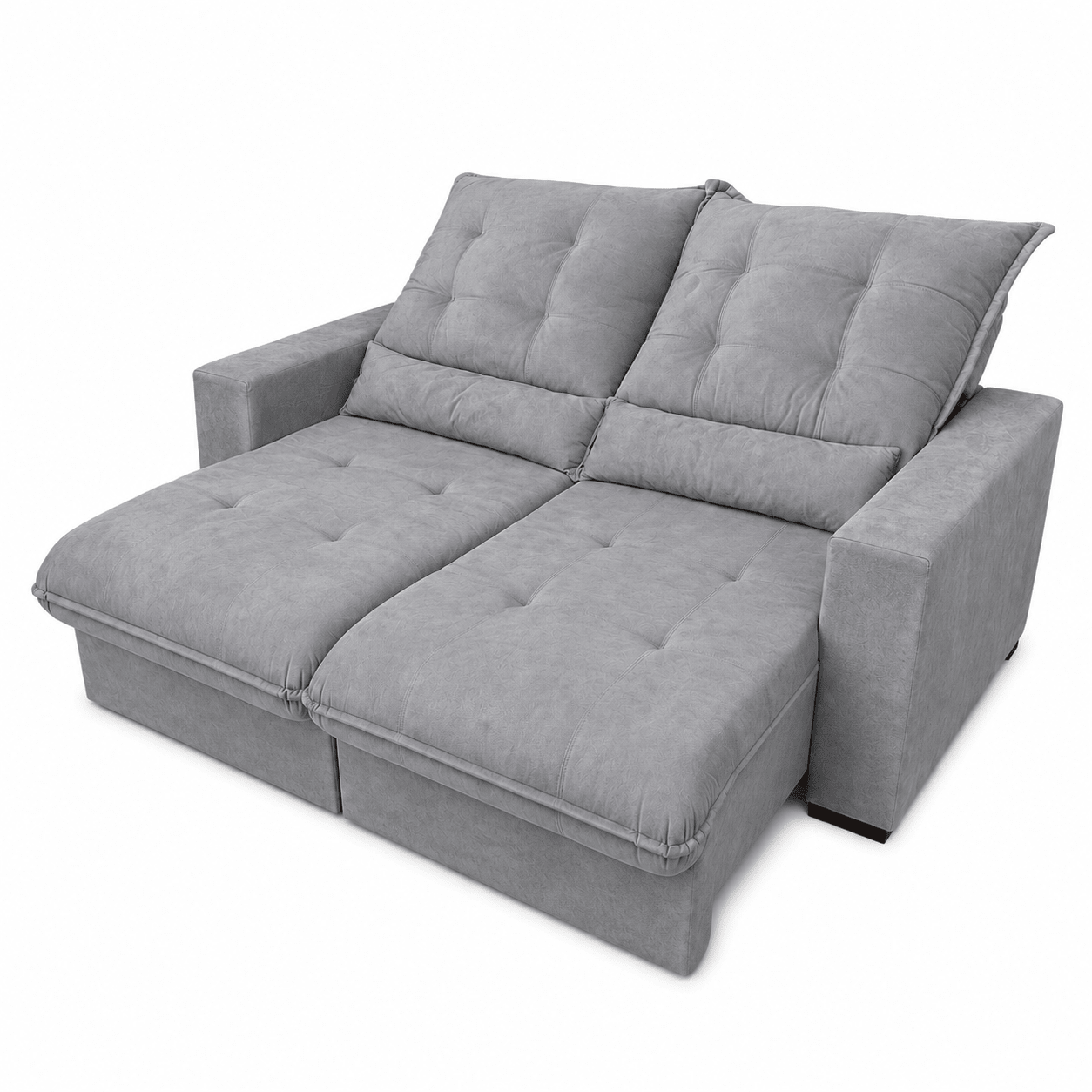 Sofá Retrátil e Reclinável Lazio Veludo Premium - P21 Outlet