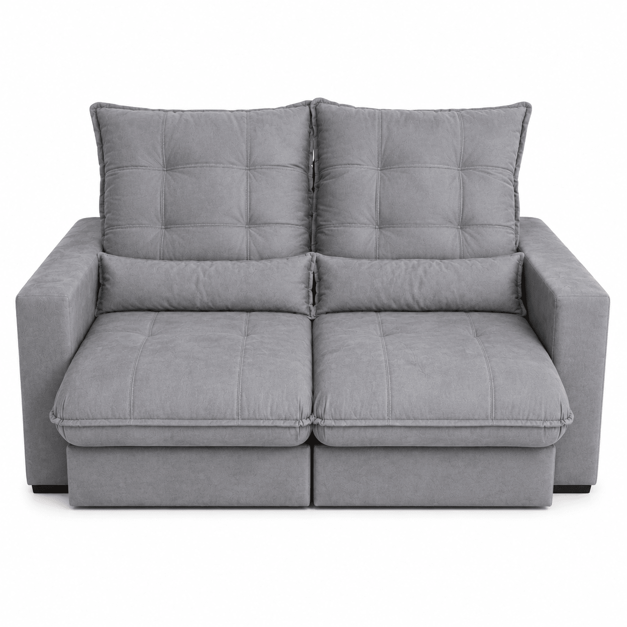 Sofá Retrátil e Reclinável Lazio Veludo Premium - P21 Outlet