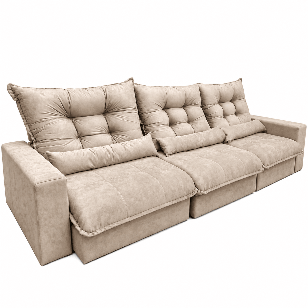 Sofá Retrátil e Reclinável Torino Linho Premium - P21 Outlet