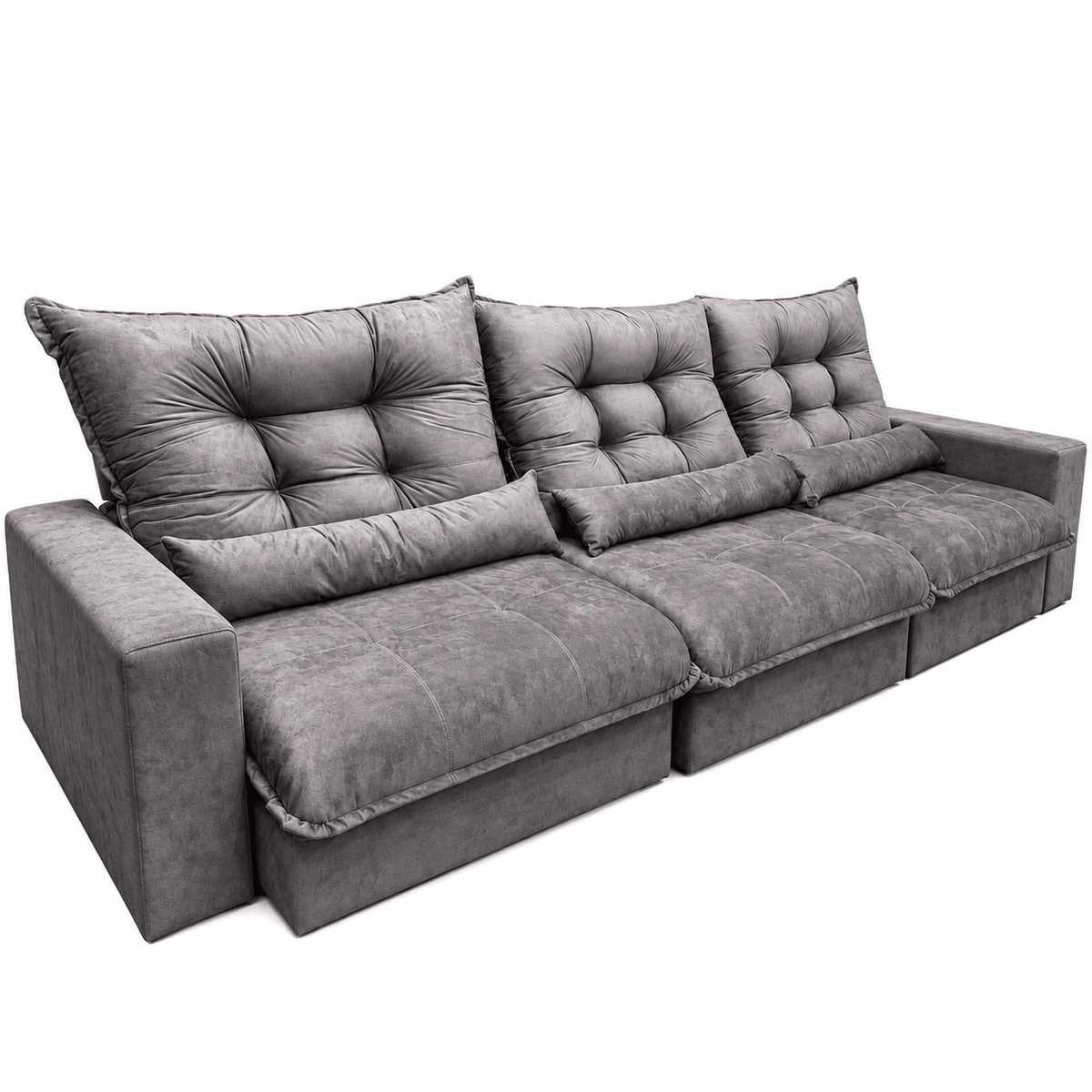 Sofá Retrátil e Reclinável Torino Linho Premium - P21 Outlet